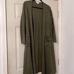 LulaRoe Dark Green Duster